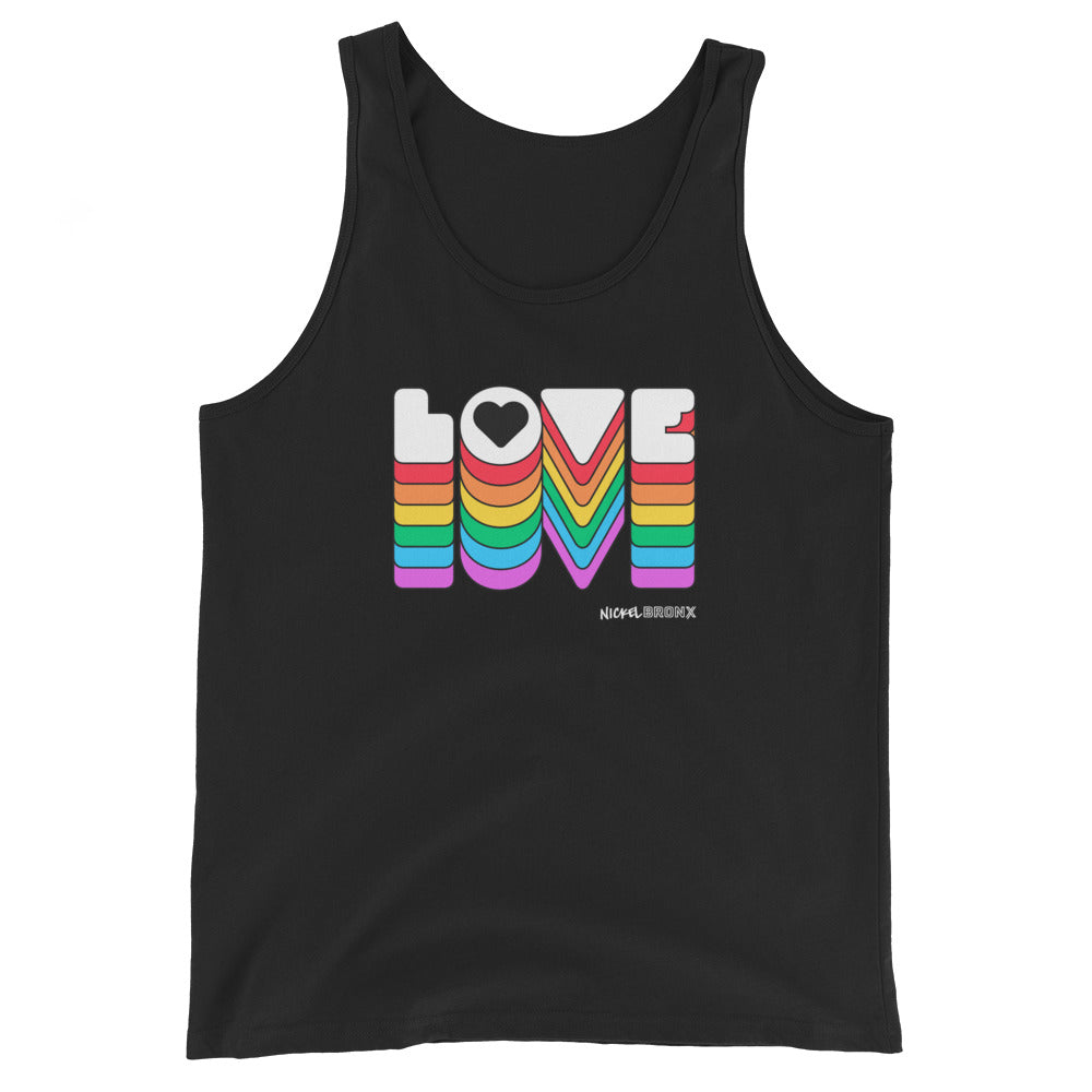 PRIDE 'Love' Unisex Tank Top