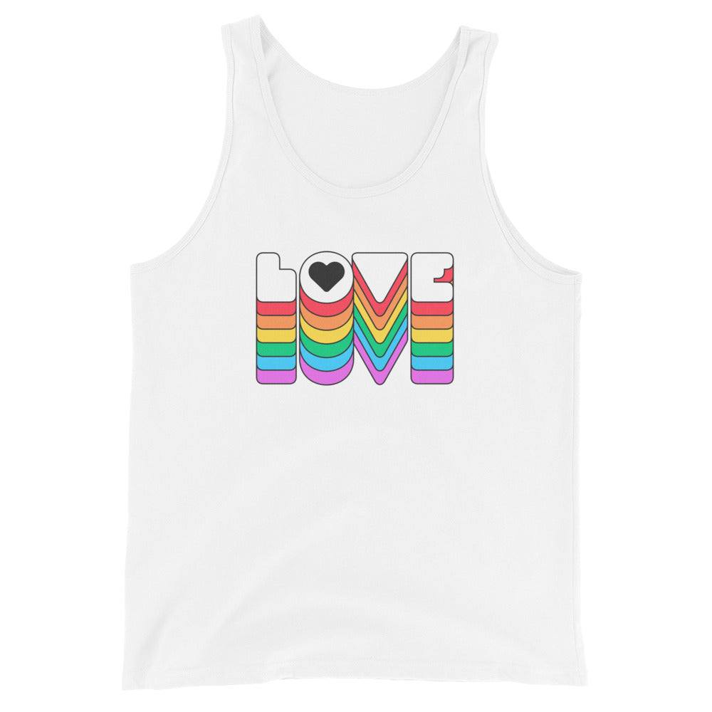 PRIDE 'Love' Unisex Tank Top