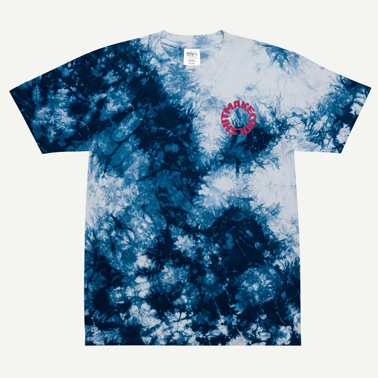 Make Cool Shit Oversized Tie-Dye Tee