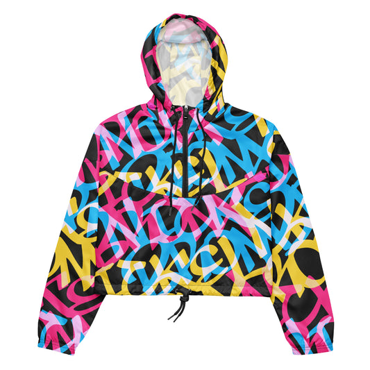 NB Patterned Women’s Cropped Windbreaker